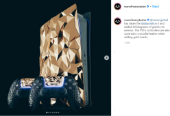 Caviar crea la Playstation placcata oro da 500 mila dollari 
