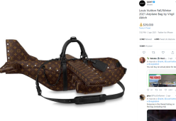 Louis Vuitton firma una borsa a forma di aereo da 32.000 euro 