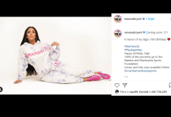 Vanessa Bryant lancia la linea di abbigliamento dedicata alla figlia che non c’è più
