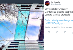 Sky Pool a Londra è la prima piscina sospesa al mondo  
