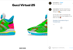 Arrivano le sneakers virtuali firmate da Gucci