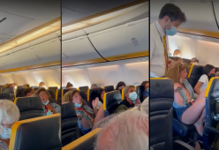La passeggera su di giri che ha insultato tutti sul volo da Ibiza passa all’attacco: denuncerò tutti