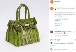 La nuova borsa di Hermès è fatta di asparagi 

