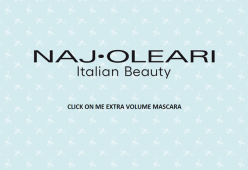 Con Naj Oleari Beauty è arrivato Click On Me, l'irrinunciabile mascara!
