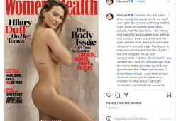 Hilary Duff posa nuda: dopo 3 gravidanze il suo corpo è perfetto così