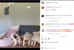 Cristina Chiabotto annuncia la nascita di Sofia 