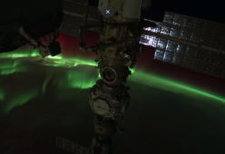 Samantha Cristoforetti ha filmato un’aurora polare spettacolare