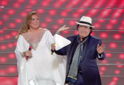 Al Bano rischia di cadere sulle scalinate di Sanremo 2020