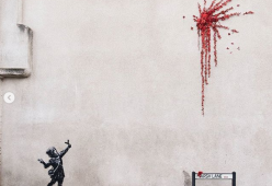 Banksy dedica un’opera alla festa di San Valentino
