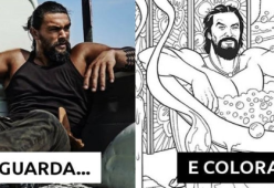 Arriva il libro con i disegni di Jason Momoa da colorare (come antistress)
