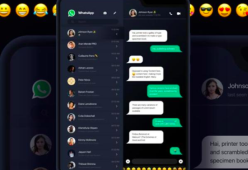 La "dark mode" di WhatsApp attiva (al massimo) tra una settimana