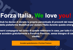 Pornhub regala il Premium a tutti gli italiani