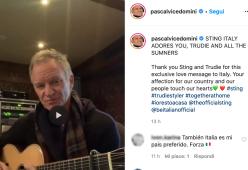 Sting dedica una canzone all'Italia: "Mi manca il mio Paese preferito e la mia casa in Toscana"