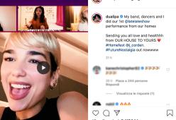 L'incredibile performance di Dua Lipa con Don't Start Now... dalla sua camera