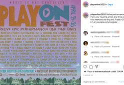 Al via il PlayOn Fest 2020, la maratona in musica per aiutare l'OMS