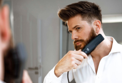 Arriva la piastra per lisciare la barba degli uomini
