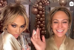 Jennifer Lopez si strucca in diretta e il risultato lascia i fan di stucco