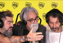 Peppe Vessicchio e il suo pizzetto in diretta con lo Zoo