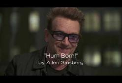 Bono Vox legge Ginsberg per la pace, il video