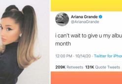 Ariana Grande annuncia il nuovo album e i fan impazziscono di gioia