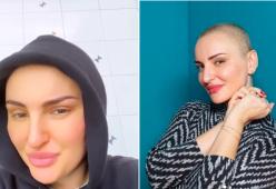Arisa affronta la quarantena senza trucco e con i capelli rasati