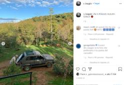 Roberto Baggio spopola su Instagram: in campagna con la sua Panda 4x4
