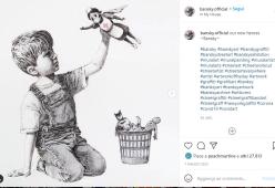 Vendita da record per l’opera di Bansky che omaggia medici e infermieri