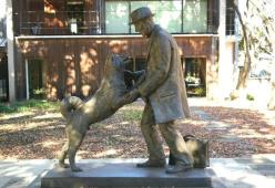 Hachiko ha ritrovato il suo "amico umano": la statua che li celebra insieme