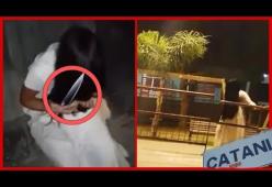 Samara di "The Ring" gira per Catania e terrorizza tutti: il video