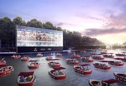 Parigi lancia il cinema galleggiante che garantisce il distanziamento sociale