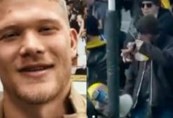 Giocatore del Parma offre una birra al tifoso colpito da una pallonata