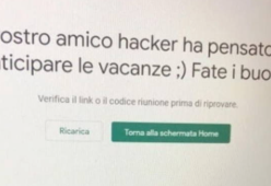 #Googledown e gli hacker lasciano un messaggio agli studenti di Google Meet
