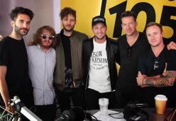 OneRepublic a 105 Friends: "Fa piacere scrivere canzoni per chi ci definisce i loro idoli"