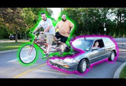 L’invenzione di 3 giovani meccanici: un’auto “a tandem”