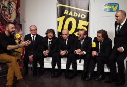 Sanremo 2018, Elio e le storie tese ai microfoni di Radio 105: "Siamo un gruppo sciolto che cammina!"