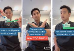 Quanto dentifricio dovremmo usare? La risposta arriva da un dentista su TikTok