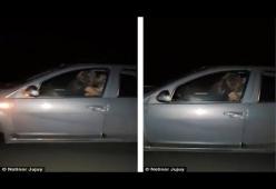 Li filmano mentre fanno sesso in autostrada a 100 km/h, lui reagisce