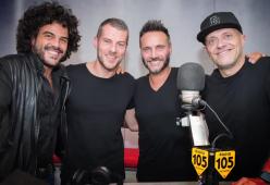 Max Pezzali, Francesco Renga e Nek a 105 Mi Casa: "Ecco 'Duri Da Battere'. Da gennaio saremo in tour assieme"