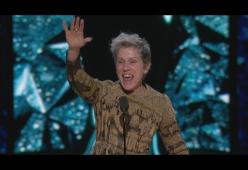 Frances McDormand: il suo discorso è il più applaudito degli Oscar