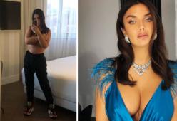 Elettra Lamborghini  infiamma il web con uno scatto bollente