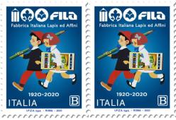 I pastelli Fila compiono 100 anni e l’azienda festeggia con un francobollo