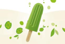 Arriva il ghiacciolo al gusto lime e spirulina che salva i ghiacciai