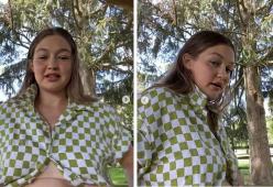 Gigi Hadid mostra (a sorpresa) il pancione sui social