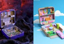 Un artista ha ricreato le case più iconiche del cinema e delle serie tv in versione Polly Pocket