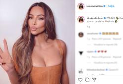 Kim Kardashian supera i 200 milioni di followers su Instagram