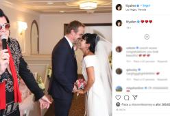 Lily Allen e David Harbour sposati da Elvis a Las Vegas