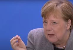 L'andamento del contagio spiegato da Angela Merkel conquista i social