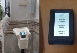 Una chiesa di Cremona lancia le  offerte con il Pos
