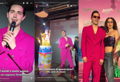 Tommaso Zorzi festeggia i suoi 27 anni con un party anni ’90 