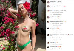 Chiara Ferragni e il topless che ha scatenato l’apprezzamento dei fan